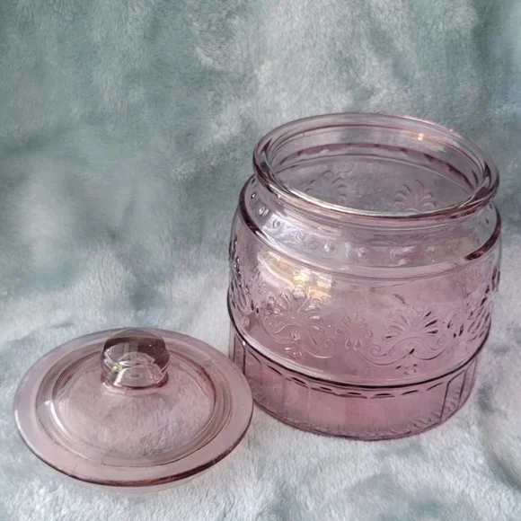The Pioneer Woman Pink Glass Canister Set with Lids - Picture 5 of 8
